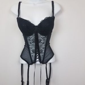 NWT Mat Lingerie black  Corset C75